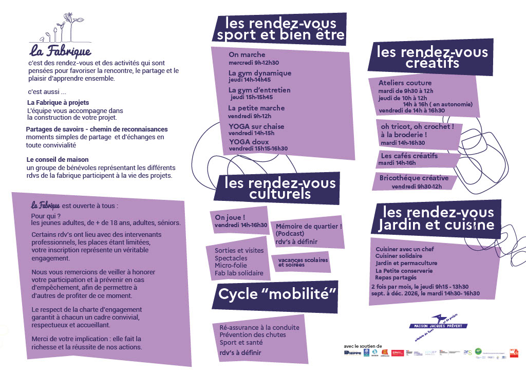 La Fabrique fait sa rentrée!
